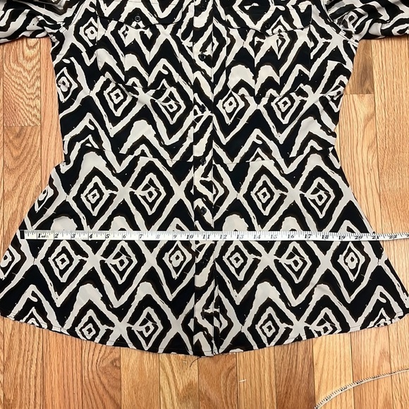 Tribal Pattern Ralph Lauren Tunic Button-down - Size 6 Petite - Picture 9 of 9